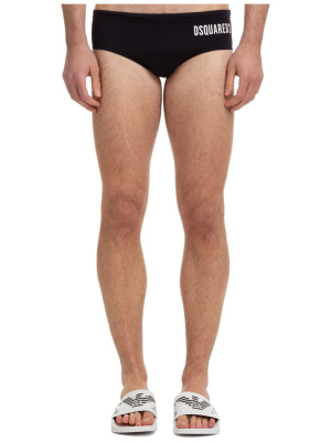 Dsquared2 Icon Logo Print Swimming Briefs