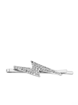 Pave Bolt Hair Pin