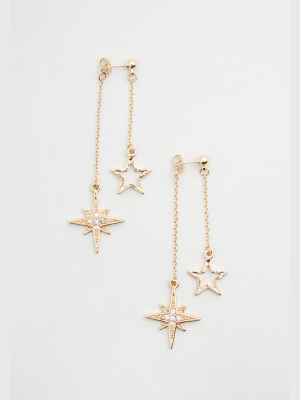 Celestial Stardust Dangle Earrings