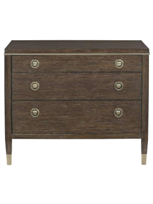 Clarendon Nightstand - 3 Drawer Wide