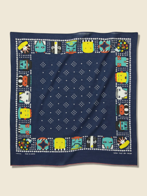 Kachina Selvedge Bandana - Navy