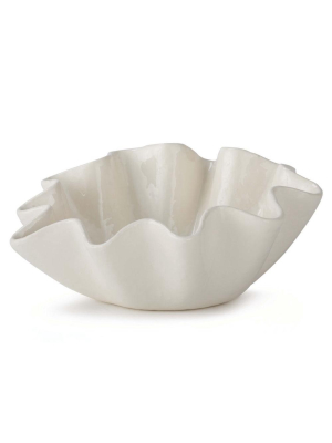 Regina Andrew Ruffle Ceramic Bowl