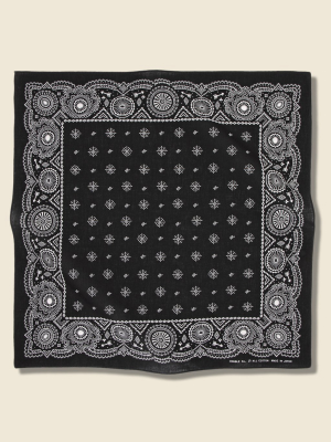 Logo-motif Bandana - Black/cream