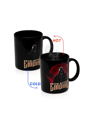 Seven20 Star Wars Darth Vader/ Death Star Heat Reveal 11oz Ceramic Coffee Mug