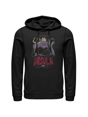 Men's The Little Mermaid Ursula Sea Witch Pull Over Hoodie