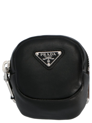 Prada Logo Plaque Arm Pouch