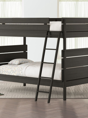 Wrightwood Denim Blue Twin Convertible Bunk Bed