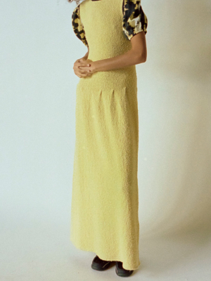 Slub Cotton-knit Maxi Dress