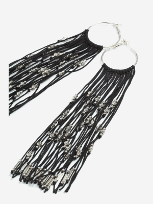 **cascade Hoop Drop Earrings