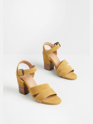 Your Best And Brightest Suede Sandal