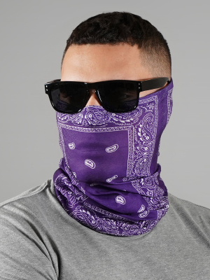 Purple Classic Bandana Neck Gaiter