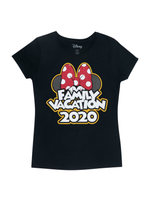 Women's Minnie "family Vacation 2020" T-shirt (juniors') - Disney ™