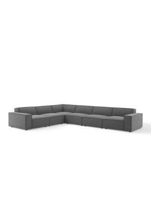 6pc Restore L Shaped Sectional Sofa - Modway