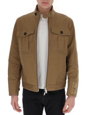 Dsquared2 Zipped Military Jacket