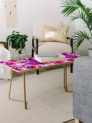 Schatzi Marion Floral Coffee Table - Deny Designs