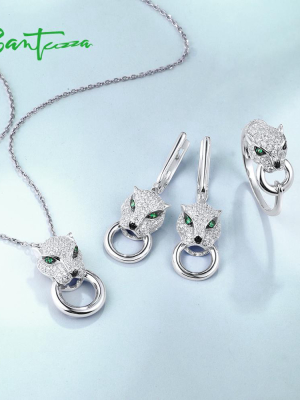 Panther (silver-jewelry Set)