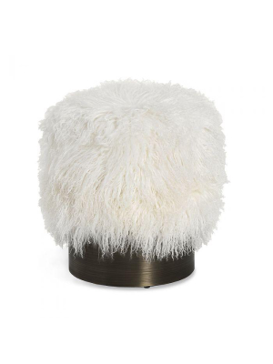 Doutzen Stool - Ivory Sheepskin