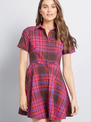 Casual Planning Shirt Dress