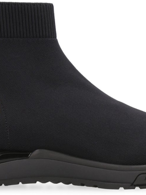 Salvatore Ferragamo Gancini Sock Sneakers