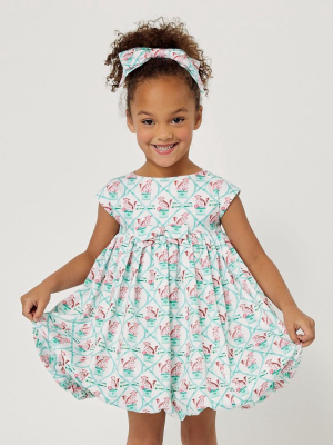 Carrot And Dot Dress: Little Goodall + Willa Heart Collection