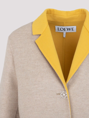 Loewe Anagram Single-breasted Coat