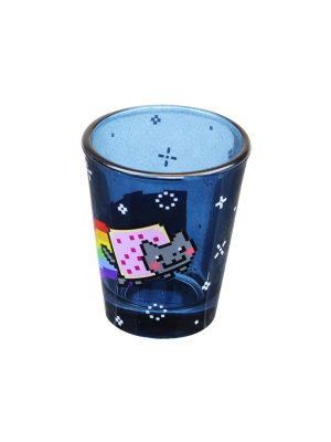 Just Funky Nyan Cat 2oz Shot Glass