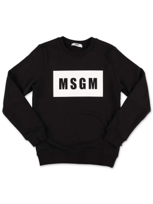 Msgm Kids Logo Printed Sweatshirt