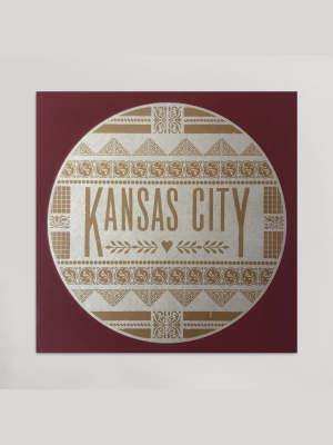 Kansas City Print - Red