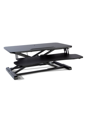 Adjustable Height Large Standing Desk Black - Atlantic