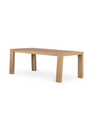 Capra Dining Table-light Oak Resin