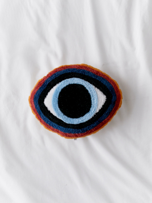 Rainbow Eye Throw Pillow