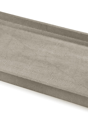 Rectangle Shagreen Boutique Tray