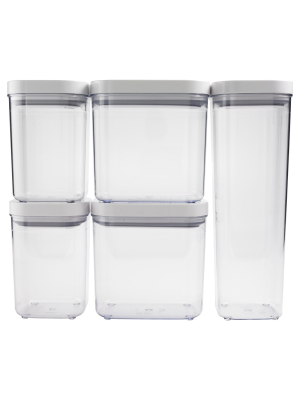 Oxo Pop 5pc Airtight Food Storage Container Set