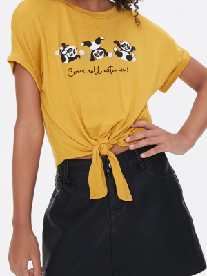 Girls Panda Graphic Tee (kids)