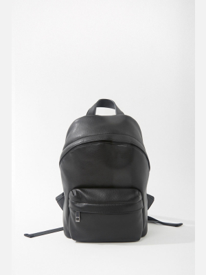 Faux Leather Mini Backpack