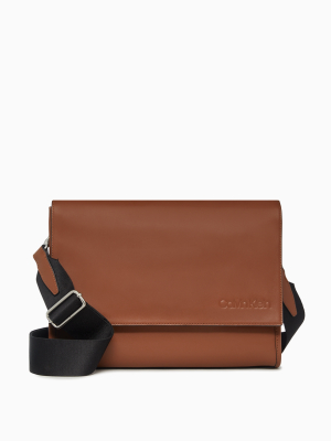 Refined Leather Messenger Bag