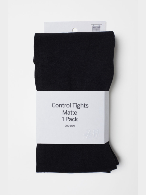 200 Denier Control-top Tights