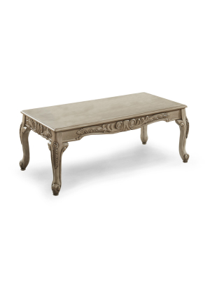 Barie Coffee Table Antique White - Iohomes