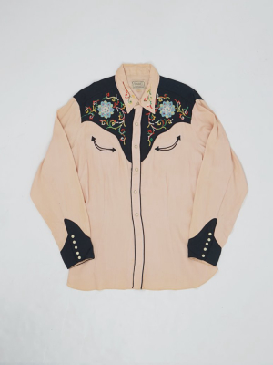 1950's Embroidered Western Shirts