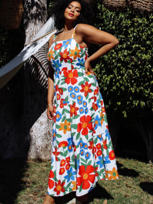 Plus Size - Isabel Floral Maxi Dress