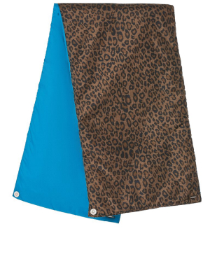 Leopard Print Muffler (k1810xg550-brown)