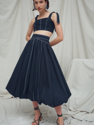 Quietude Cotton Bubble Skirt