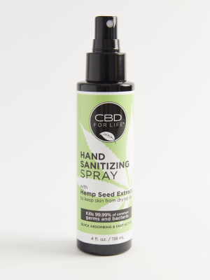 Cbd For Life Hand Sanitizer Spray