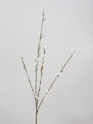 Artificial Pussy Willow Branch - 31"