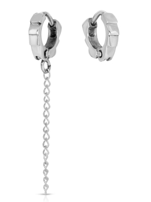Asymmetrical Svelte-link Earrings