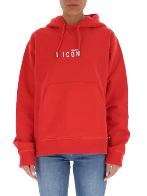 Dsquared2 Logo Embroidered Hoodie