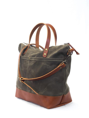 Rapidan Deluxe Crossbody Tote - Field Tan