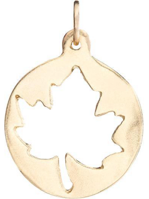 Medium Maple Leaf Cutout Charm