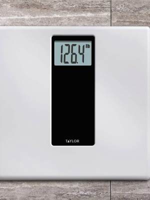 Digital Bathroom Scale White/black - Taylor