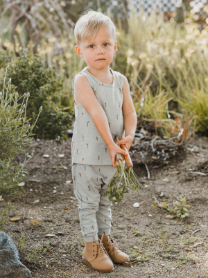 Carrots Jersey Tank - Blue Fog